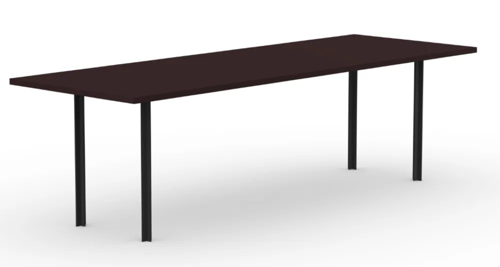 Studio Henk Cross eetkamertafel-160x90 cm-HPL Fenix cacao orinoco Koopje