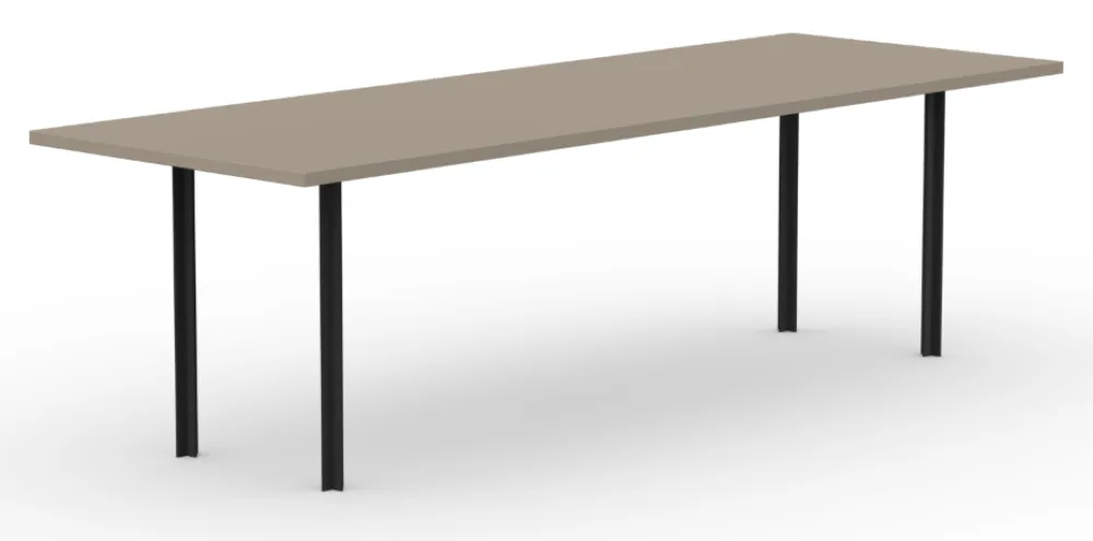 Tijdelijk Beschikbaar Studio Henk Cross eetkamertafel-160x90 cm-HPL unilin dark ecru