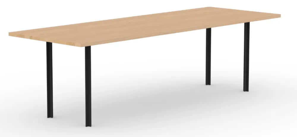 Studio Henk Cross eetkamertafel-180x90 cm-Eiken hardwax olie naturel light Speciale Aanbieding