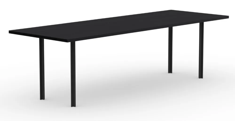 Direct Beschikbaar Studio Henk Cross eetkamertafel-180x90 cm-Eiken zwarte beits