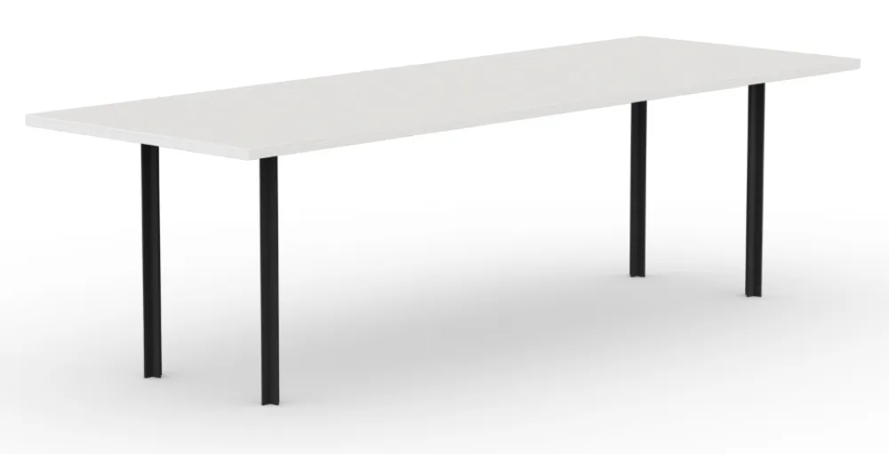 Gecertificeerd Studio Henk Cross eetkamertafel-180x90 cm-Eiken witte lak