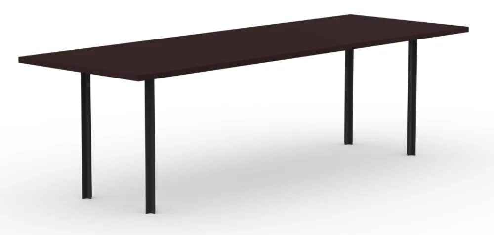 Beperkte Voorraad Studio Henk Cross eetkamertafel-180x90 cm-HPL Fenix cacao orinoco