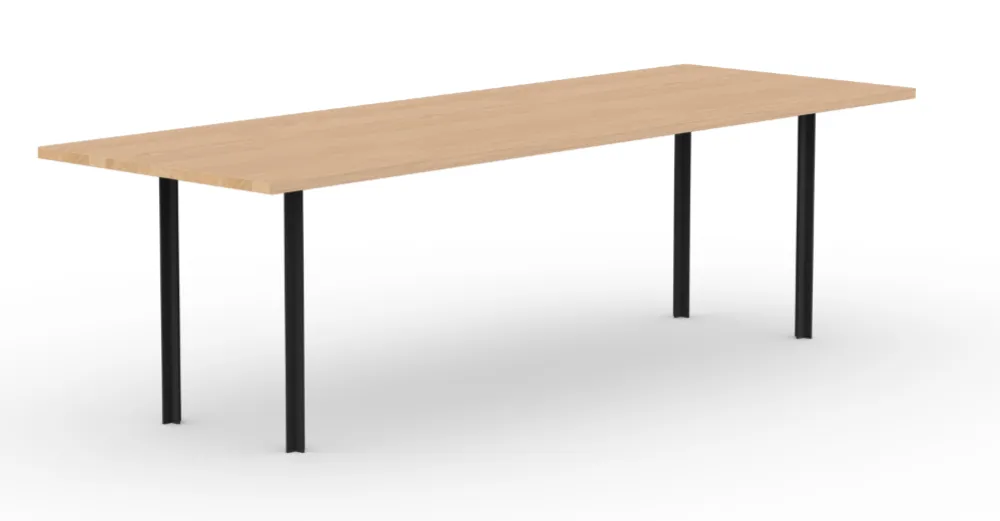 Studio Henk Cross eetkamertafel-200x90 cm-Eiken hardwax olie naturel light Bestel Nu