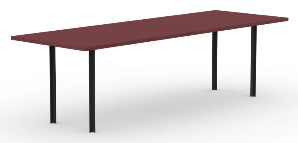Superprijs Studio Henk Cross eetkamertafel-200x90 cm-HPL Fenix rosso jaipur