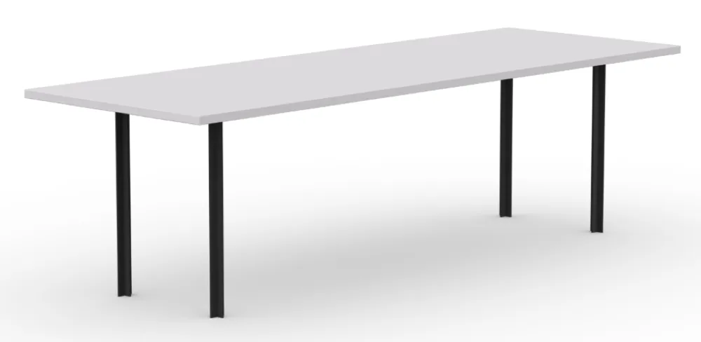 Express Levering Studio Henk Cross eetkamertafel-200x90 cm-HPL Fenix bianco alaska