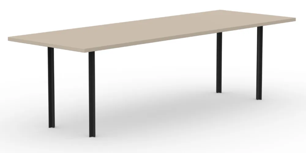 Studio Henk Cross eetkamertafel-200x90 cm-HPL unilin oatmeal beige Betaalbaar