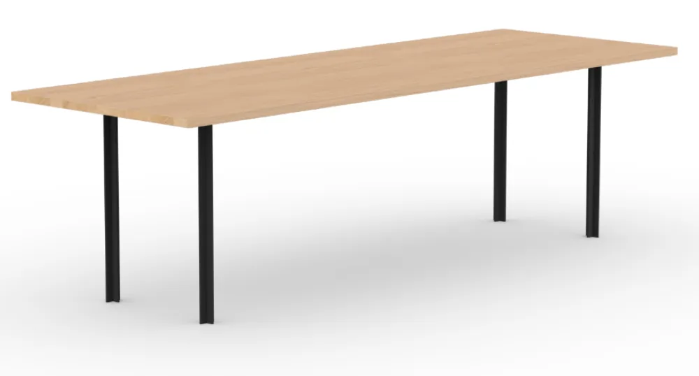 Studio Henk Cross eetkamertafel-220x90 cm-Eiken hardwax olie naturel light Betrouwbaar