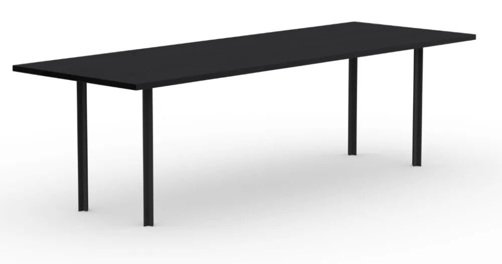 Studio Henk Cross eetkamertafel-220x90 cm-Eiken zwarte beits Weekendaanbieding