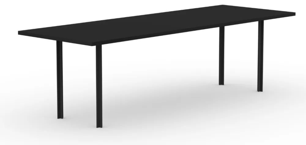 Tijdelijk Beschikbaar Studio Henk Cross eetkamertafel-220x90 cm-HPL Fenix nero ingo