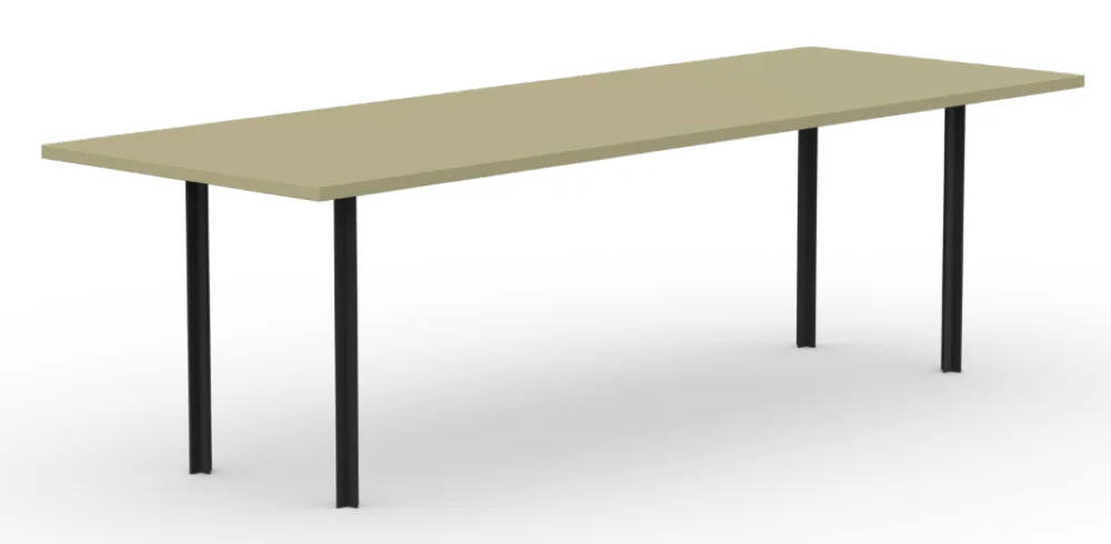 Uitverkoop Studio Henk Cross eetkamertafel-220x90 cm-HPL unilin lichen green