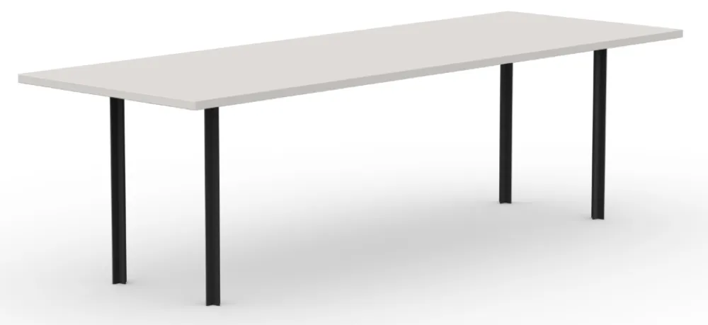 Studio Henk Cross eetkamertafel-220x90 cm-HPL Fenix bianco malè Merkproduct