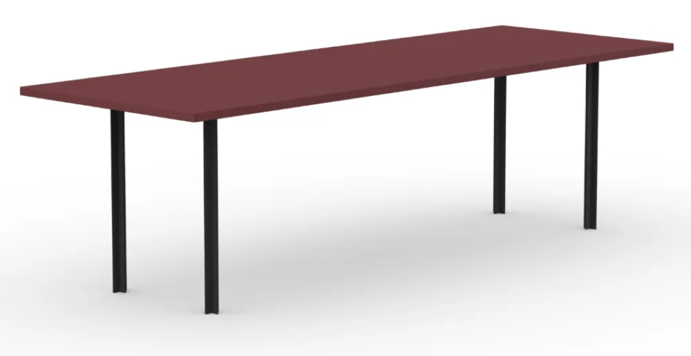 Veilige Betaling Studio Henk Cross eetkamertafel-220x90 cm-HPL Fenix rosso jaipur