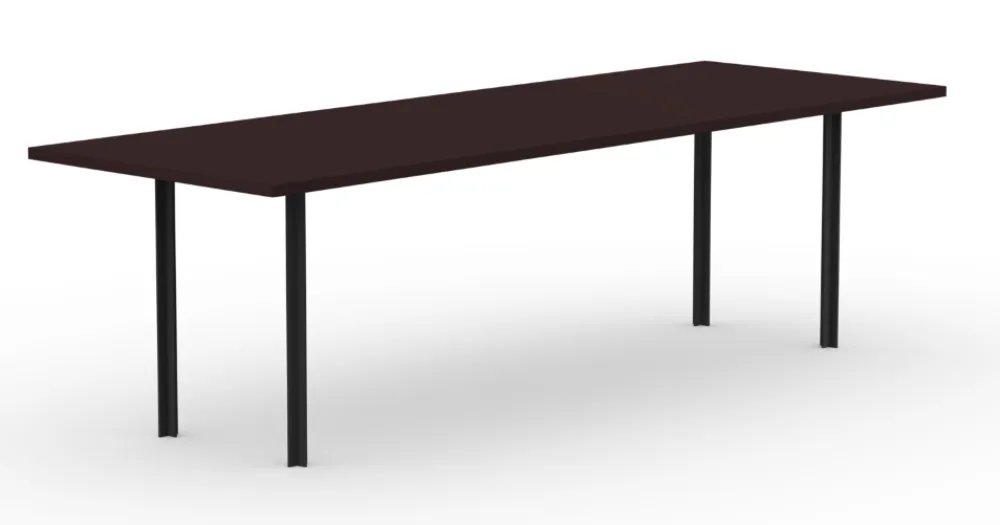 Uitverkoop Studio Henk Cross eetkamertafel-220x90 cm-HPL Fenix cacao orinoco