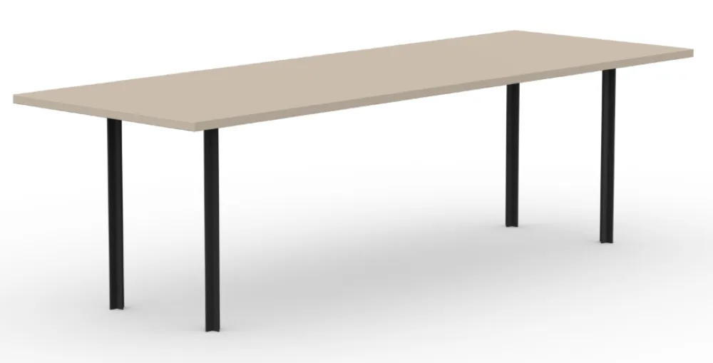 Studio Henk Cross eetkamertafel-220x90 cm-HPL unilin oatmeal beige Fabrieksprijs