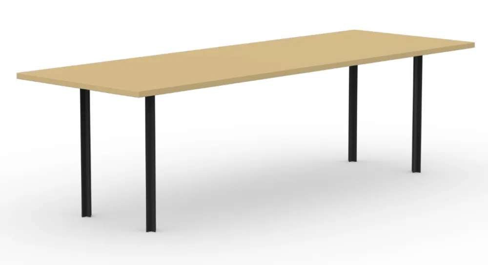 Shop Nu Studio Henk Cross eetkamertafel-220x90 cm-HPL unilin summer wheat