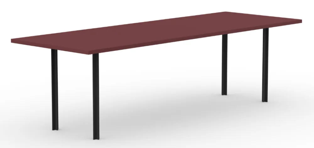 Dagaanbieding Studio Henk Cross eetkamertafel-240x90 cm-HPL Fenix rosso jaipur
