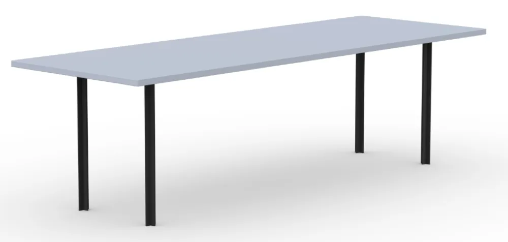 Must-Have Studio Henk Cross eetkamertafel-240x90 cm-HPL unilin frozen blue