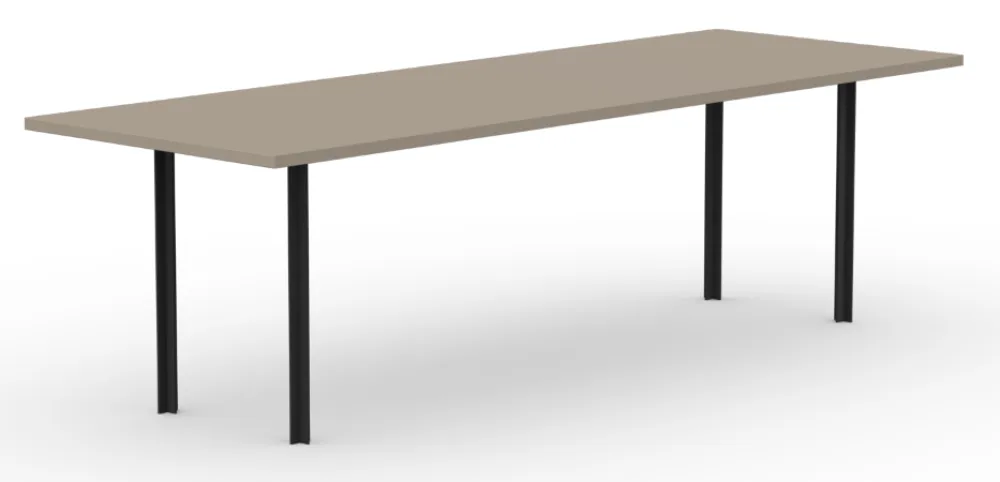 Studio Henk Cross eetkamertafel-240x90 cm-HPL Fenix beige arizona Gereduceerde Prijs