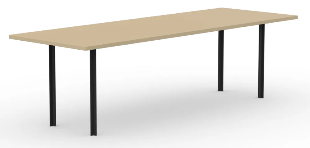 Studio Henk Cross eetkamertafel-260x90 cm-HPL unilin sunset beige Goedkoop