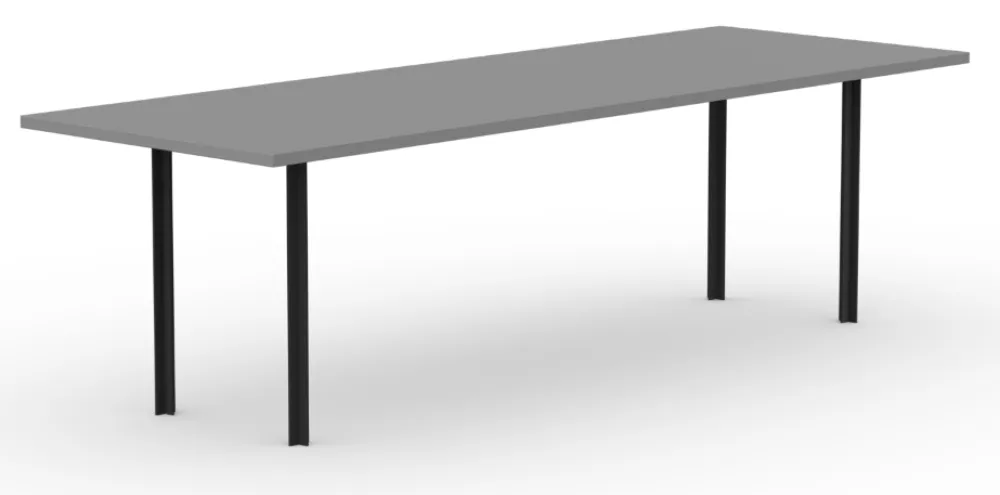 Express Levering Studio Henk Cross eetkamertafel-260x90 cm-HPL Fenix grigio antrim