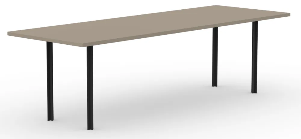 Studio Henk Cross eetkamertafel-260x90 cm-HPL unilin dark ecru Merkproduct
