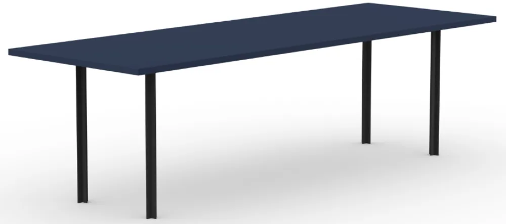 Express Levering Studio Henk Cross eetkamertafel-260x90 cm-HPL Fenix blu fes