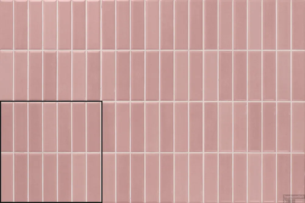 Mozaiek Stardos Acquarella Incision 20x20 cm Mat Rose(Doosinhoud 1.00 m2) Alleen Vandaag