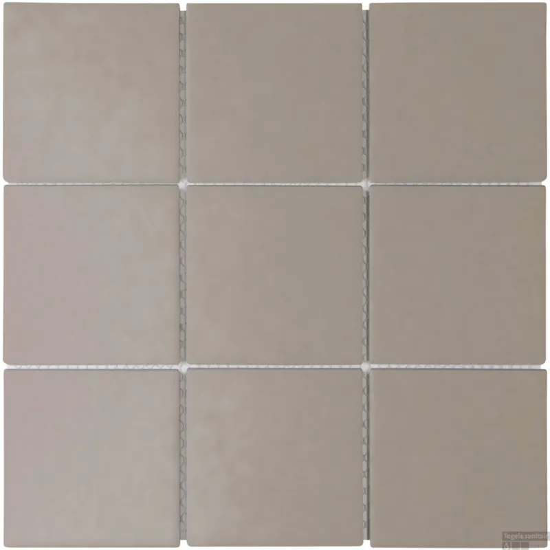Bestel Nu Mozaïek London 29.6x29.6 cm Vierkant Porselein Mat Grey (Prijs Per 0.88 m2)