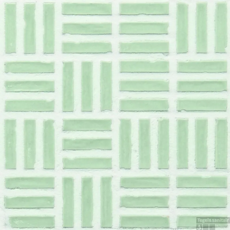 Populair Mozaiek Stardos Tiny 10x10cm Sage (doosinhoud 0.50 m2)