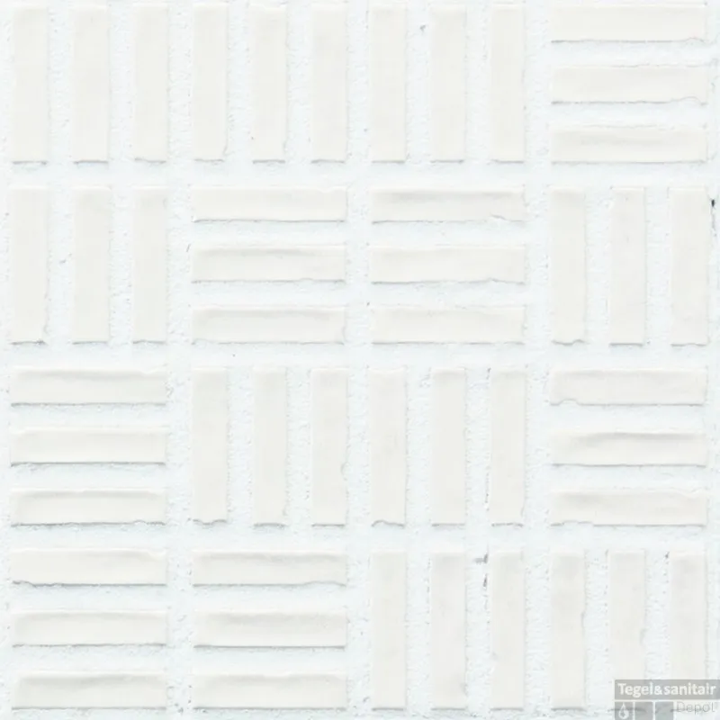 Finale Uitverkoop Mozaiek Stardos Tiny 10x10cm White (doosinhoud 0.50 m2)