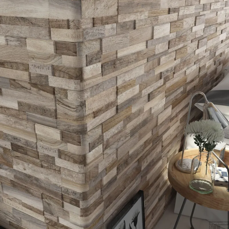 Wandtegel Rondine J86617 Wall Art Taupe 15x61 cm (doosinhoud 1.02 m2) Premium