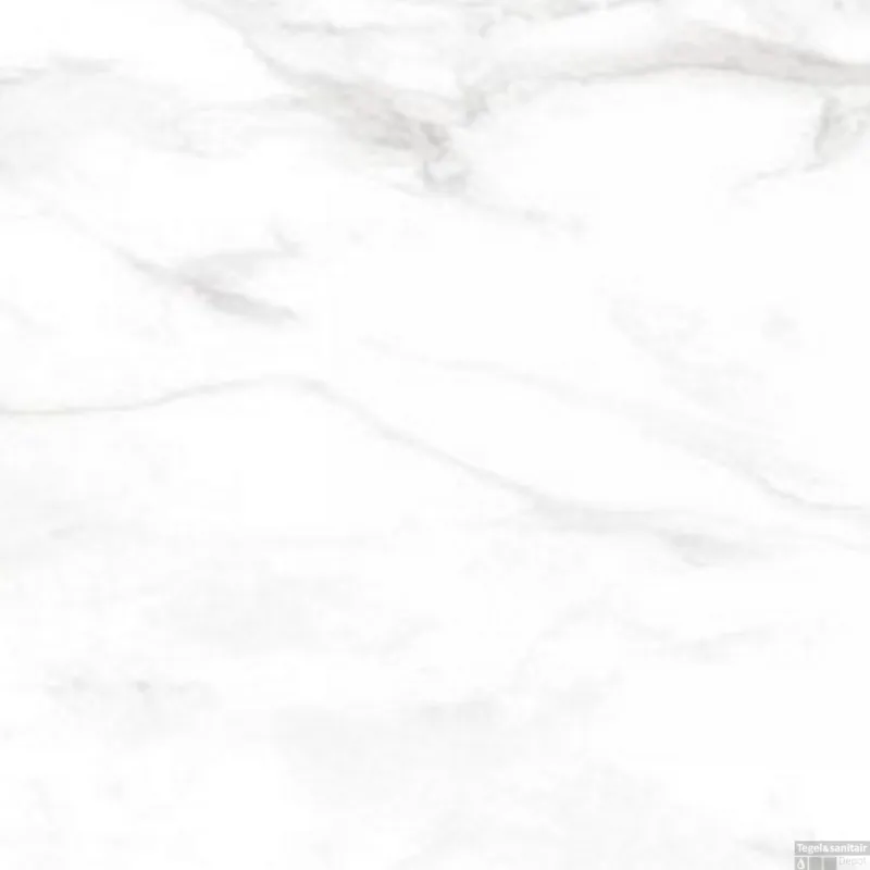 Actieprijs Vloertegel XL Etile Always White Natural Glans 120x120 cm (1.44m² per Tegel)