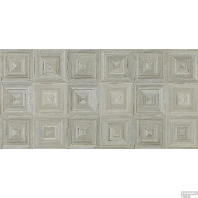 Vloertegel Douglas & Jones Textures Mat Grigio Decor 30x60 cm (Doosinhoud 1.08m2) Dagaanbieding