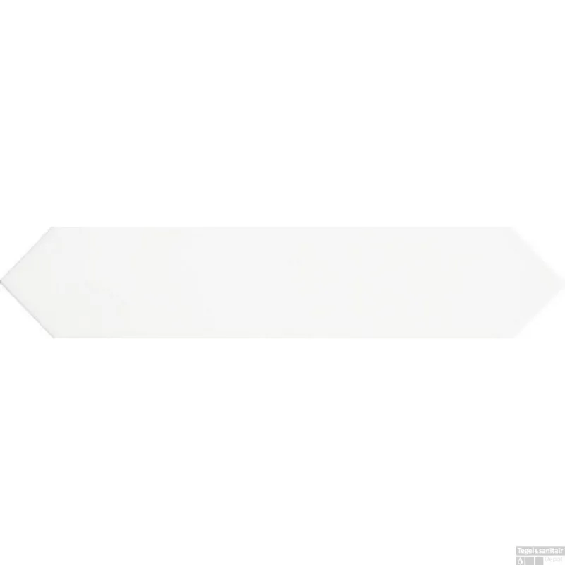 Finale Uitverkoop Wandtegel Cifre Ceramica Dimsey Vintage 6,5x33 cm Glans Wit (doosinhoud 1.14m2)