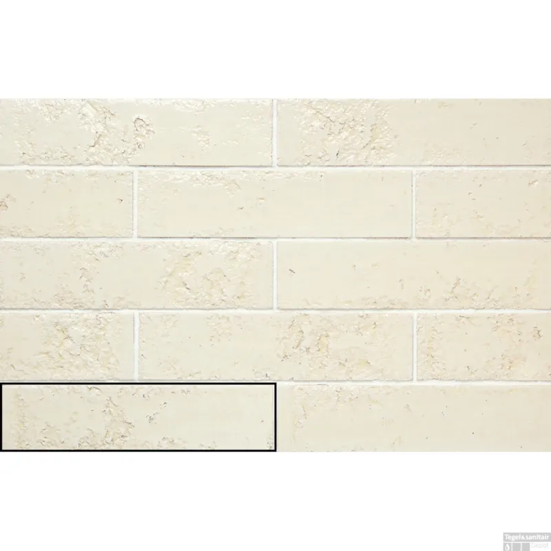 Wandtegel Stardos Pukka 6,4x26 cm Rice Cream (Doosinhoud 0,5 m2) Aanbieding