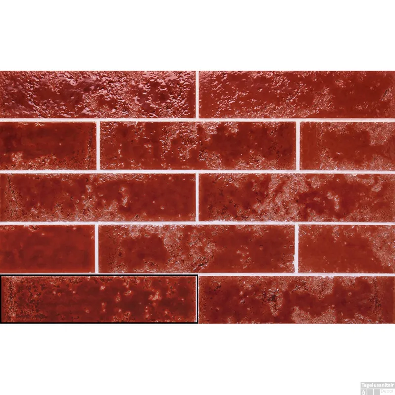 Wandtegel Stardos Pukka 6,4x26 cm Terracotta (Doosinhoud 0,5 m2) Shop Nu
