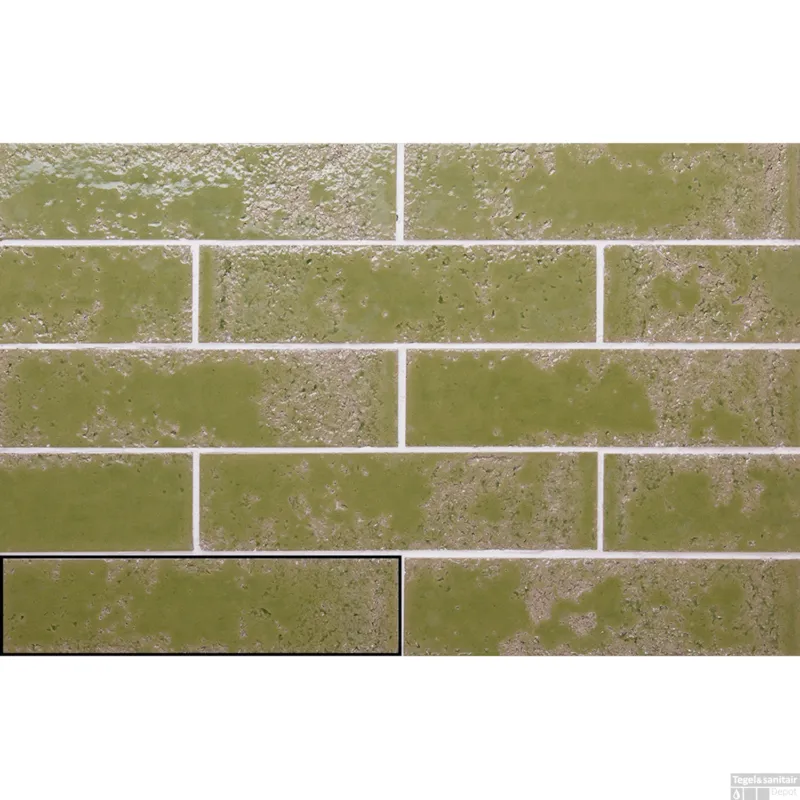 Wandtegel Stardos Pukka 6,4x26 cm Moss Green (Doosinhoud 0,5 m2) Shop Nu
