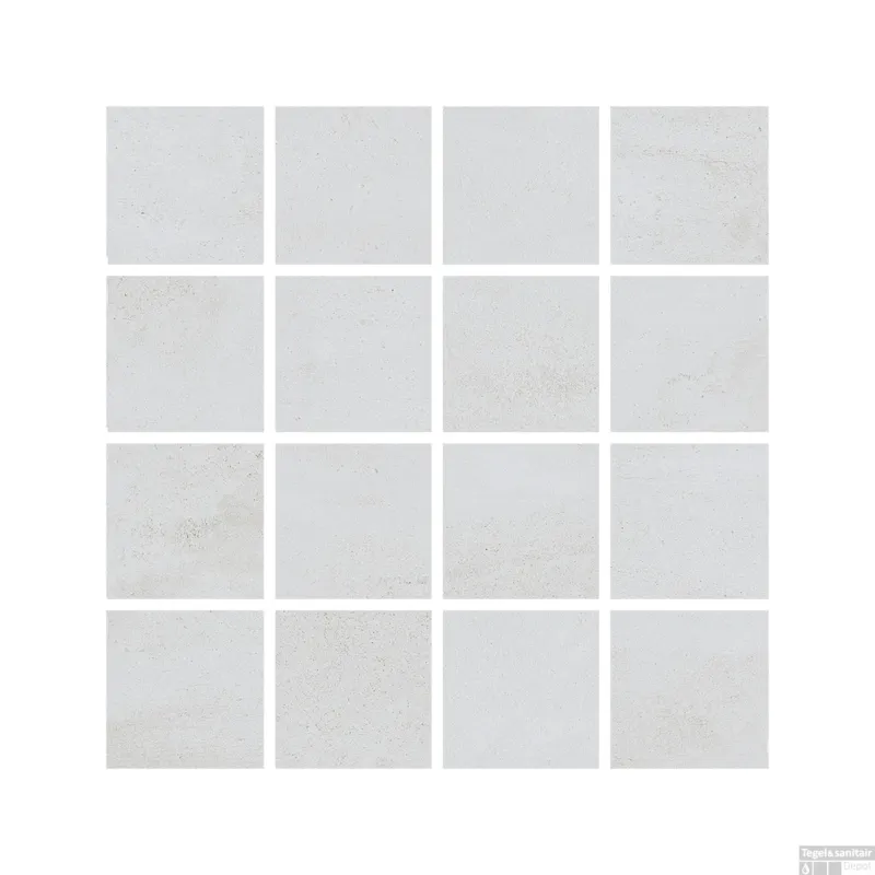 Mozaiek Pamesa Cromat Blanco 30x30 cm Gerectificeerd Mat Wit (Doosinhoud 1 M2) Speciale Aanbieding