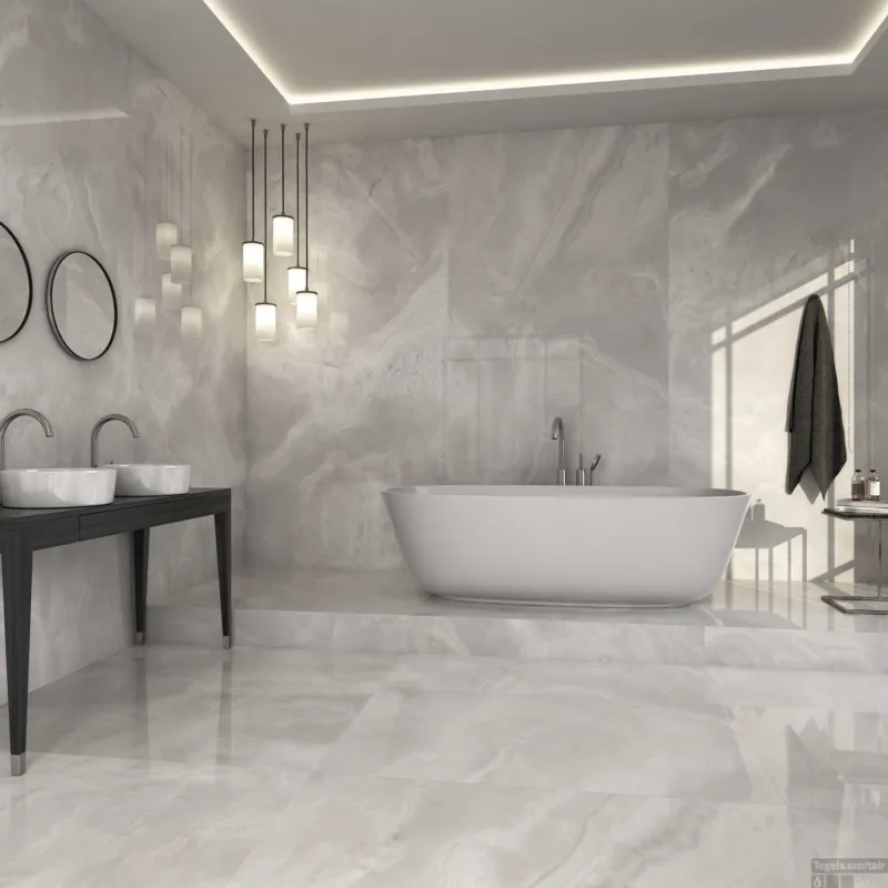 Finale Uitverkoop Vloertegel XL Etile Avalon Gris Gepolijst 120x120 cm (1.44m² per Tegel)