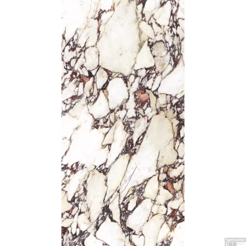 Vloertegel Energieker Calacatta 60x120 cm Naturel Viola (Doosinhoud 1,44 m2) Hete Deal
