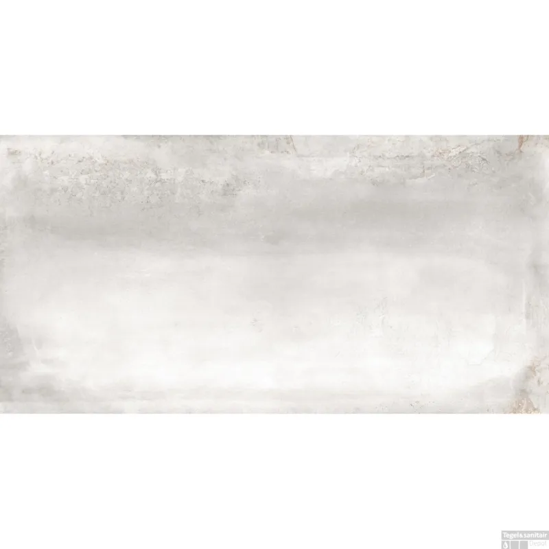 Lage Prijs Vloertegel Energieker Oxidatio Lithium Wit Grijs 60x120 cm (doosinhoud 1.44 m2)
