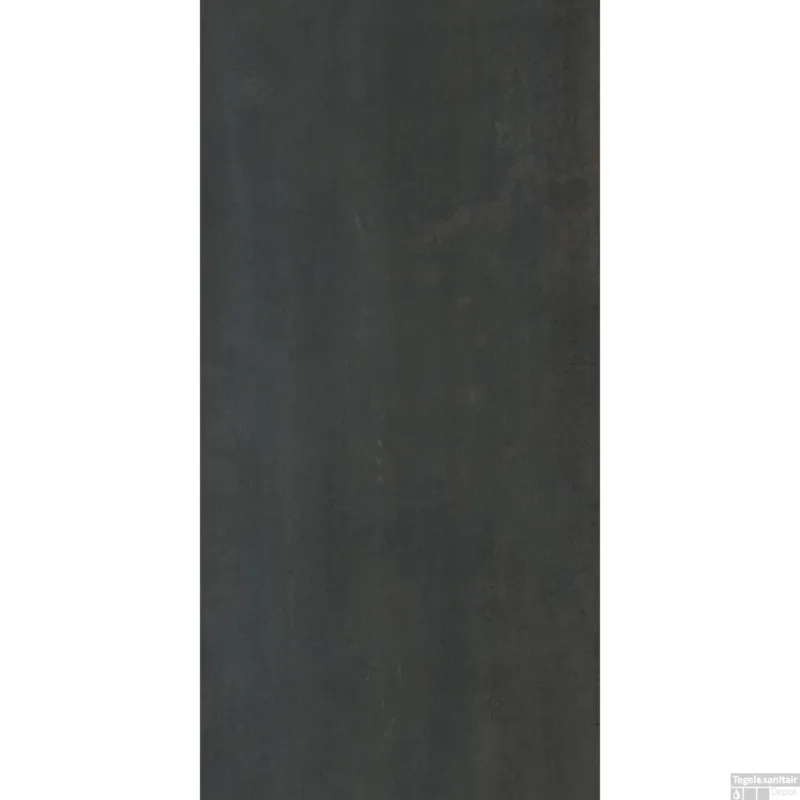 Finale Uitverkoop Vloertegel Kronos Metallique 60x120 cm Noir Oxyde (Doosinhoud 1.44m2)