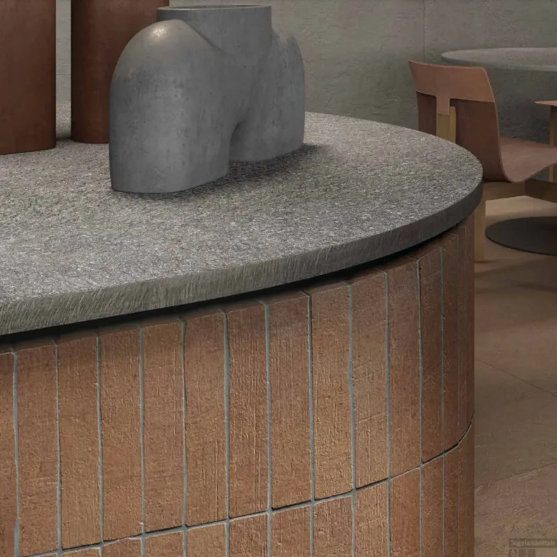 Vloer- en Wandtegel Kronos Terra Crea Mattone Spakko 10x60 cm Bruin (Doosinhoud 1.08 m2) Goedkoop