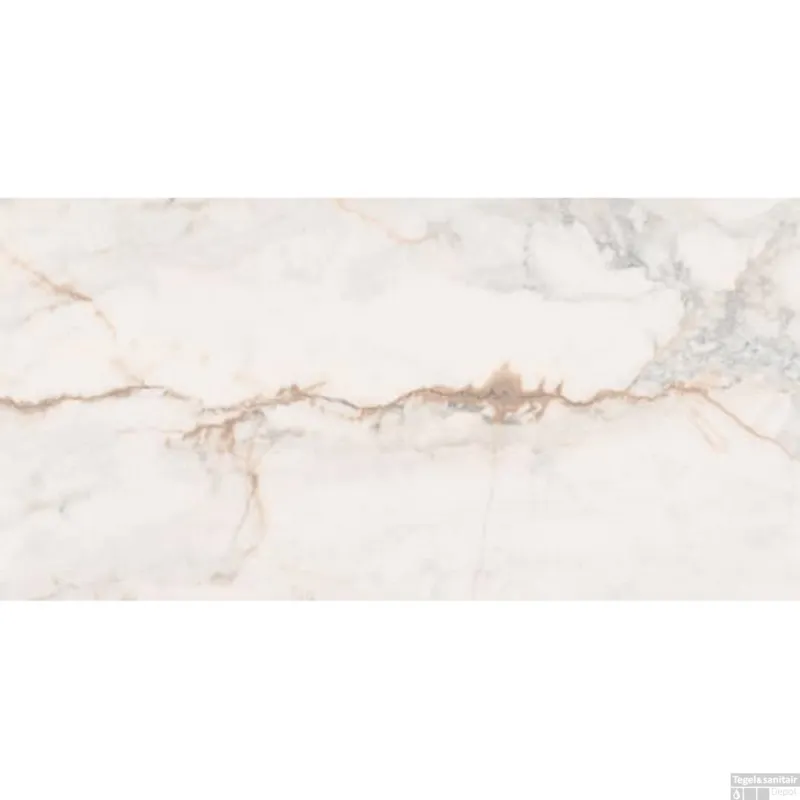 Merkproduct Vloertegel Douglas & Jones Marbles 60x120 cm Glans Pisa Gold (Doosinhoud 1.44m2)