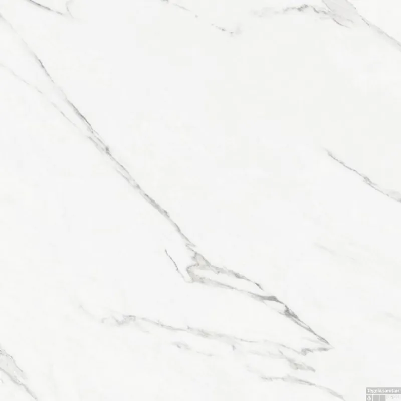 Vloertegel Mykonos Bolshoi Grey 120x120cm Glans Marmerlook (Doosinhoud 1.44m2) Snelle Levering