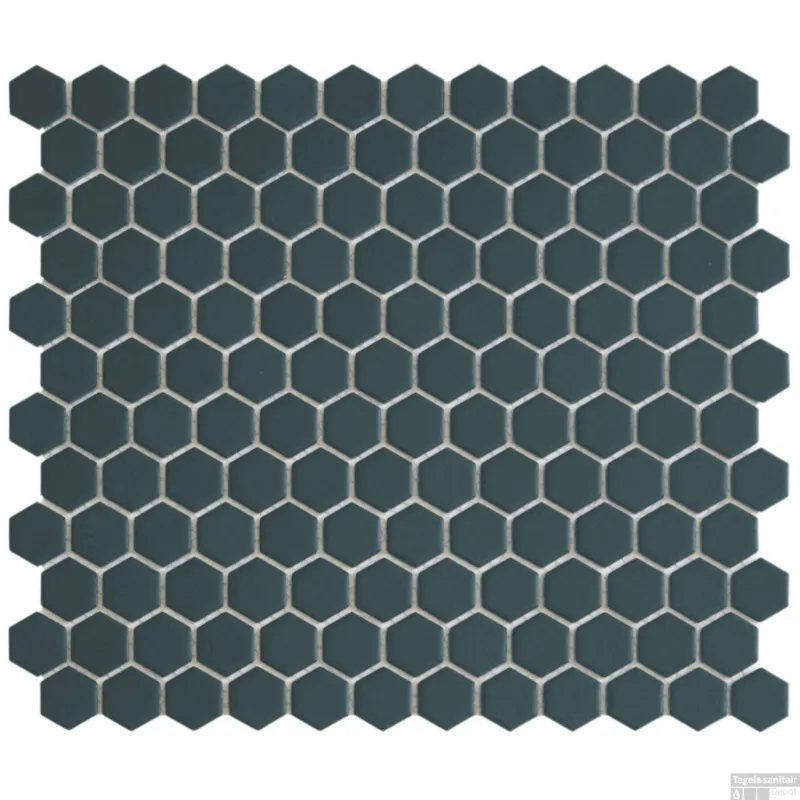 Mozaiek Tegel Hexagon 26x30 cm Camo Navy Blue (Doosinhoud 0,78 m2) Beste Prijs