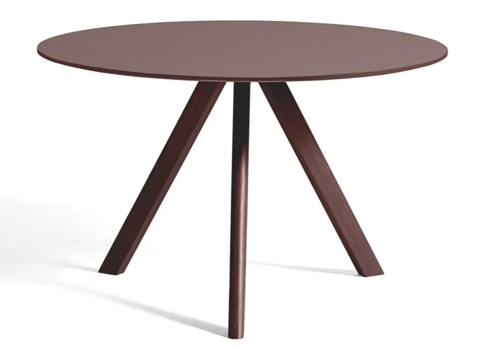 Hay Copenhague CPH20 Burgundy tafel -∅ 90 cm Nieuw