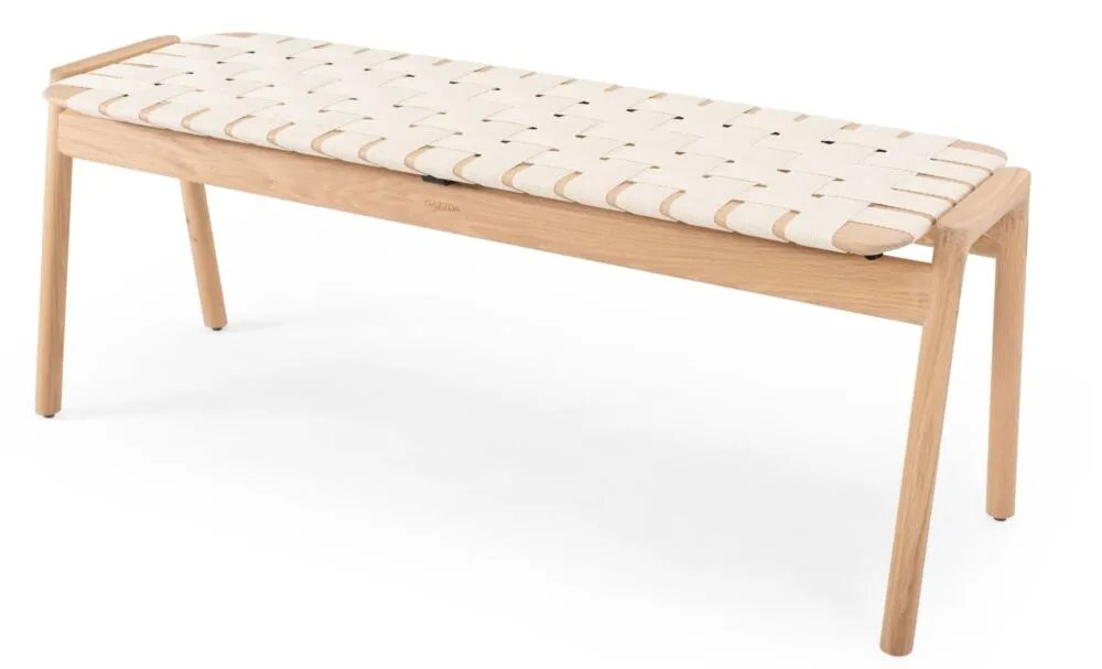 Fabrieksprijs Gazzda Klupa bankje-160 cm-Herringbone Beige