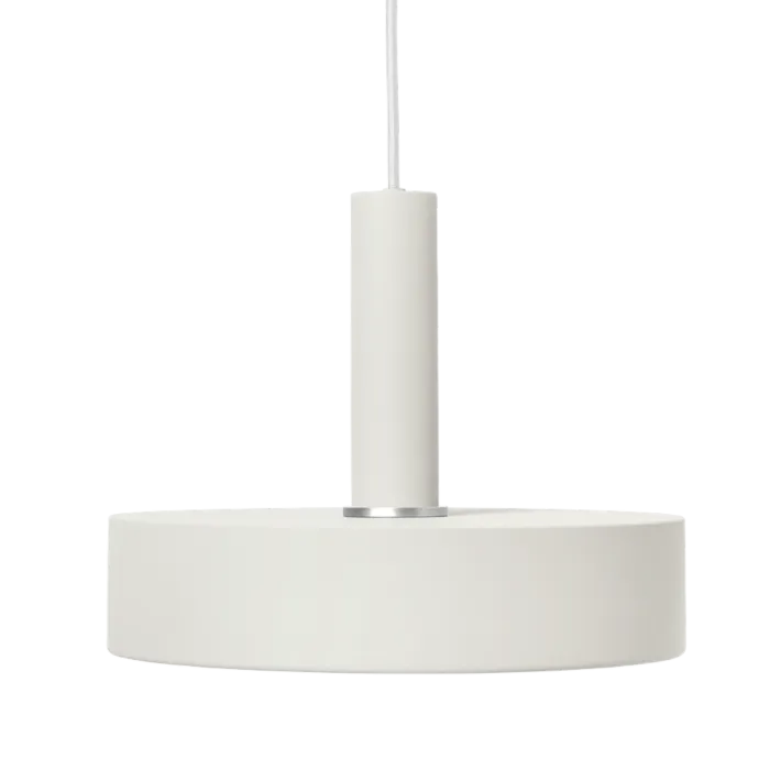 Ferm Living Collect Record laag hanglamp-White Op = Op