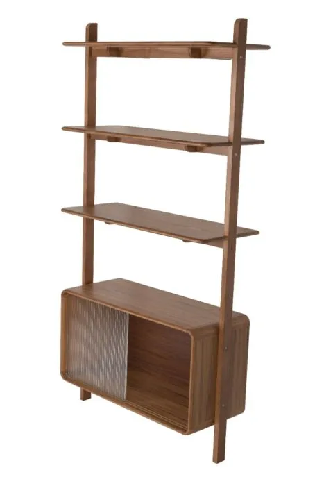 Zuiver Rise wandkast-Walnut Hoge Kwaliteit